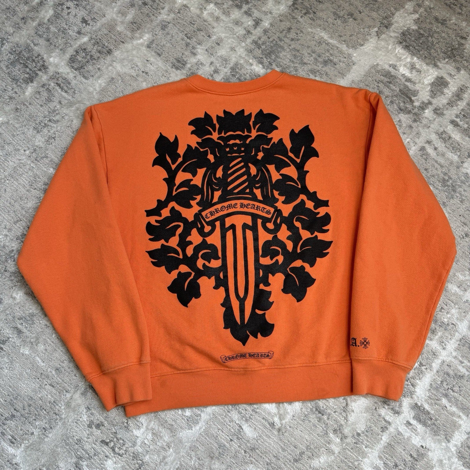 Chrome Hearts Dagger Back Logo Pullover Crewneck 