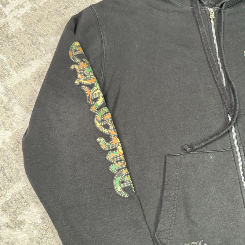 Chrome Hearts Camo Horseshoe Zip Up Hoodie 