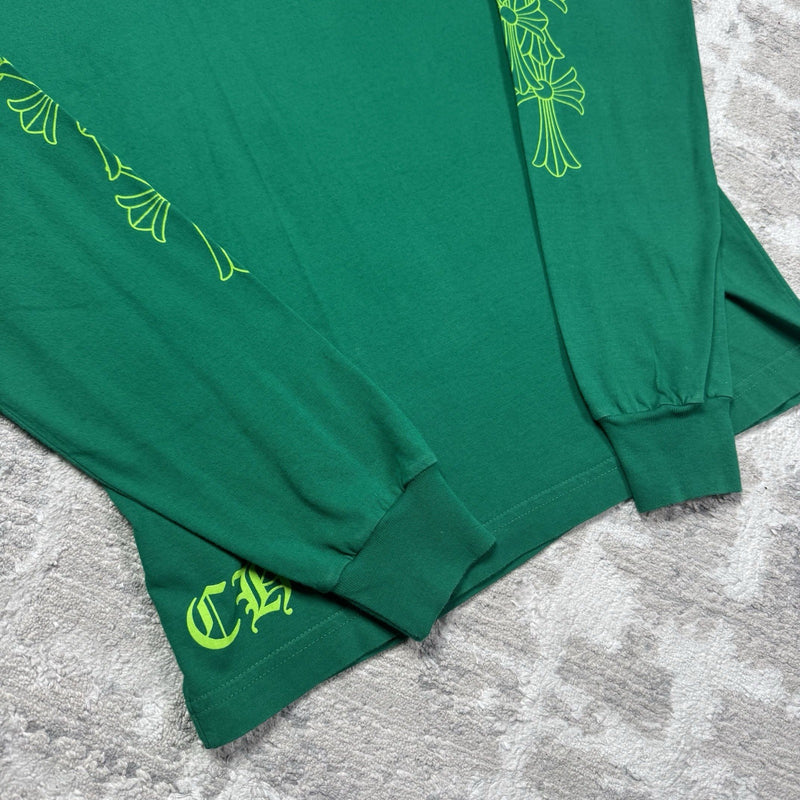 Chrome Hearts Flooded Cross Long Sleeve Tee Shirt 