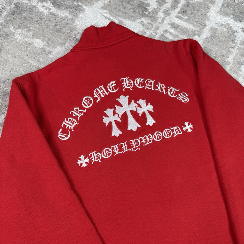Chrome Hearts Sailin King Taco Quarter Zip Pullover Sweatshirt 