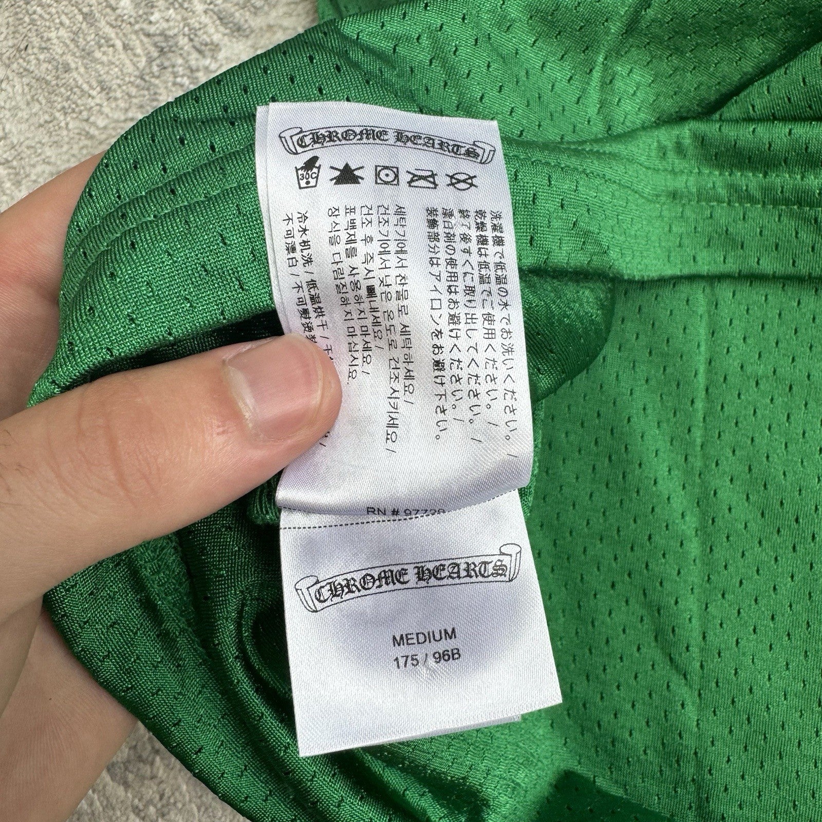 Chrome Hearts Mesh CH Long Sleeve Jersey 
