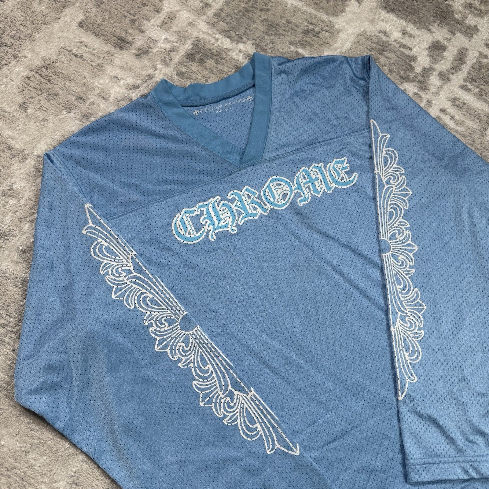 Chrome Hearts Mesh CH Long Sleeve Jersey 