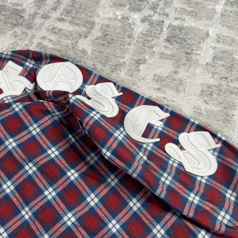 Chrome Hearts Guns N Roses Leather Patch Button Up 