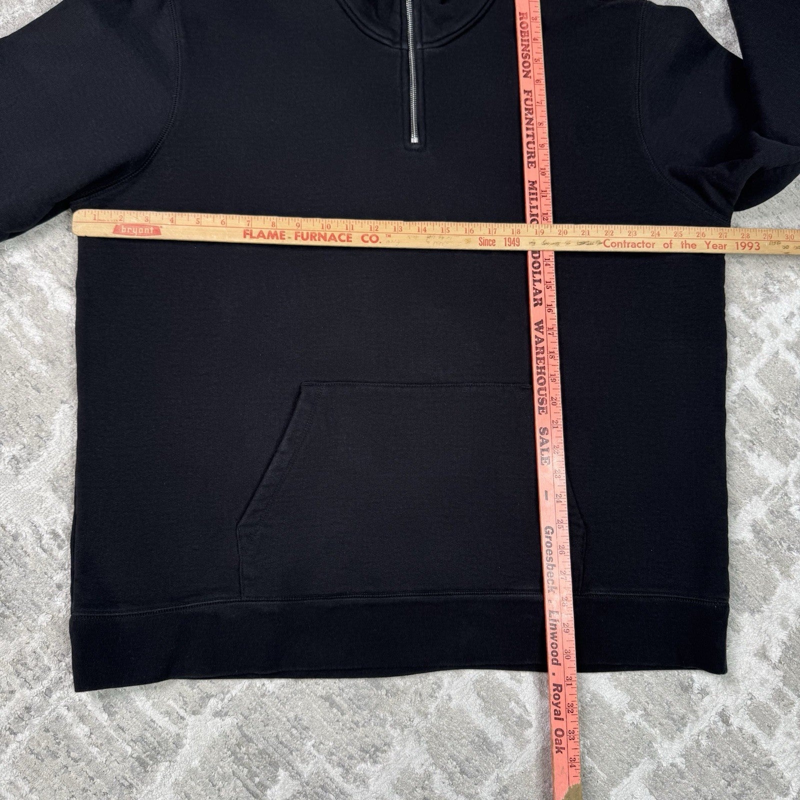 Chrome Hearts King Taco Triple Cross Embroidered Quarter Zip Up Pullover 