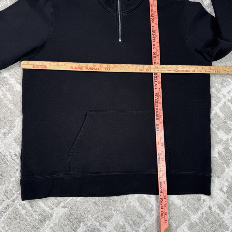 Chrome Hearts King Taco Triple Cross Embroidered Quarter Zip Up Pullover 