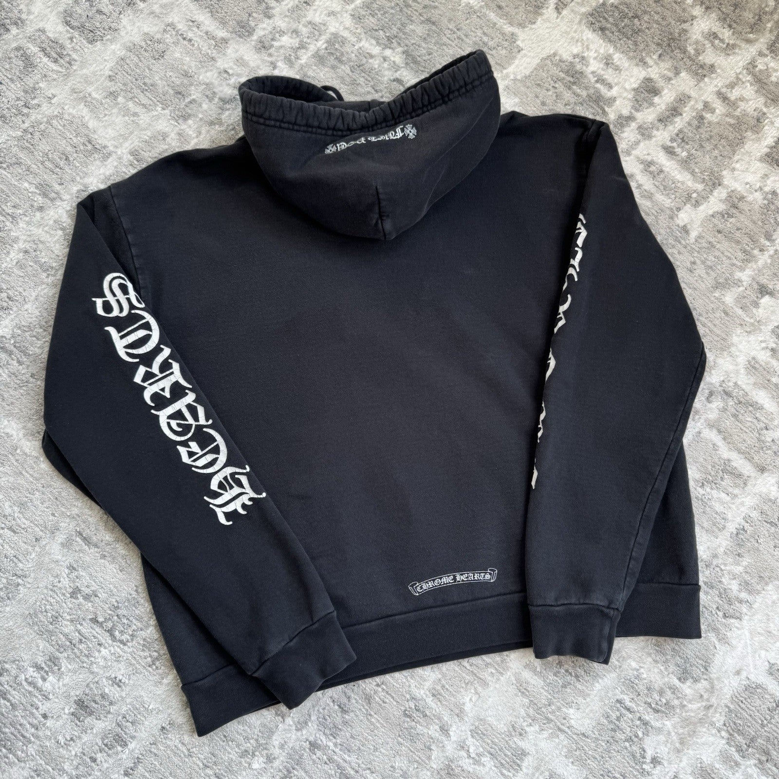 Chrome Hearts Letters Sleeve Logo Pullover Hoodie 