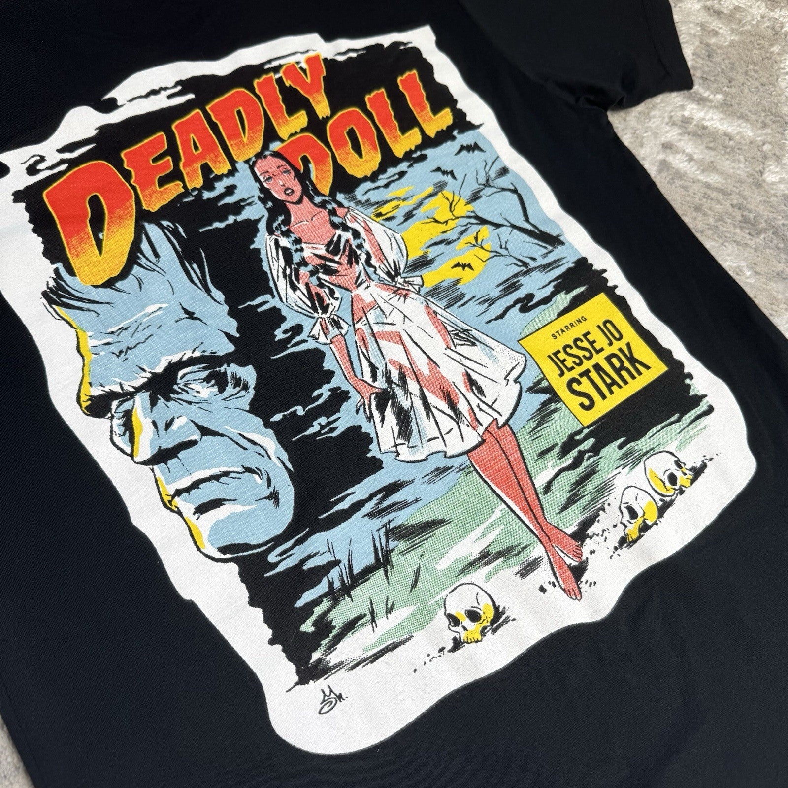 Chrome Hearts Deadly Doll Jesse Jo Stark S/S Pocket Tee Shirt 