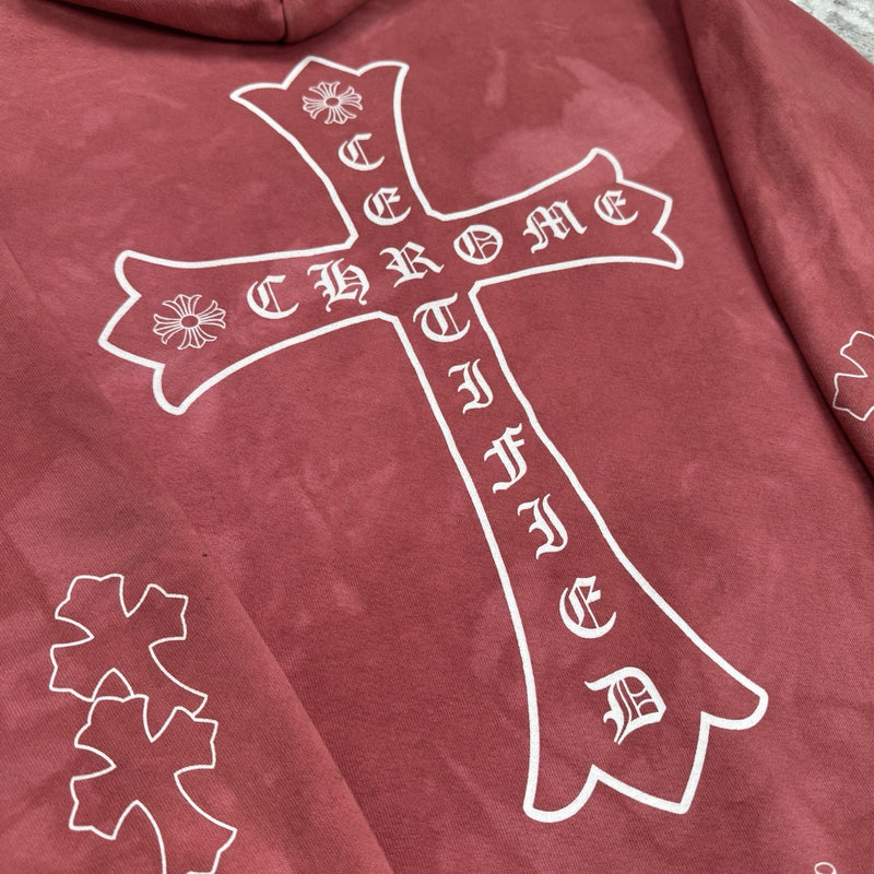 Chrome Hearts CLB Cutout Cross Pullover Hoodie