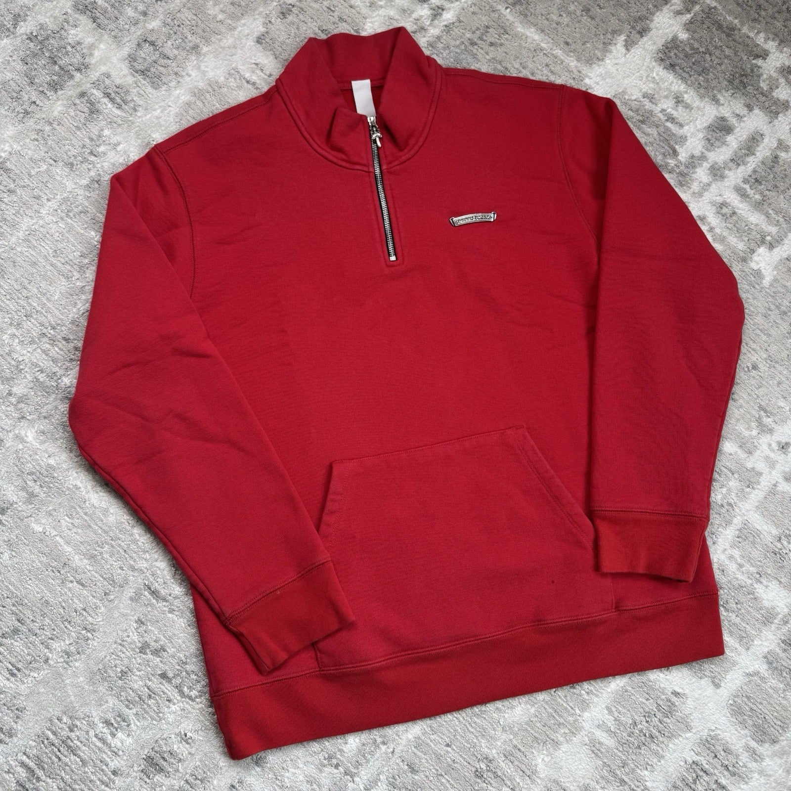 Chrome Hearts King Taco Triple Cross Embroidered Quarter Zip 