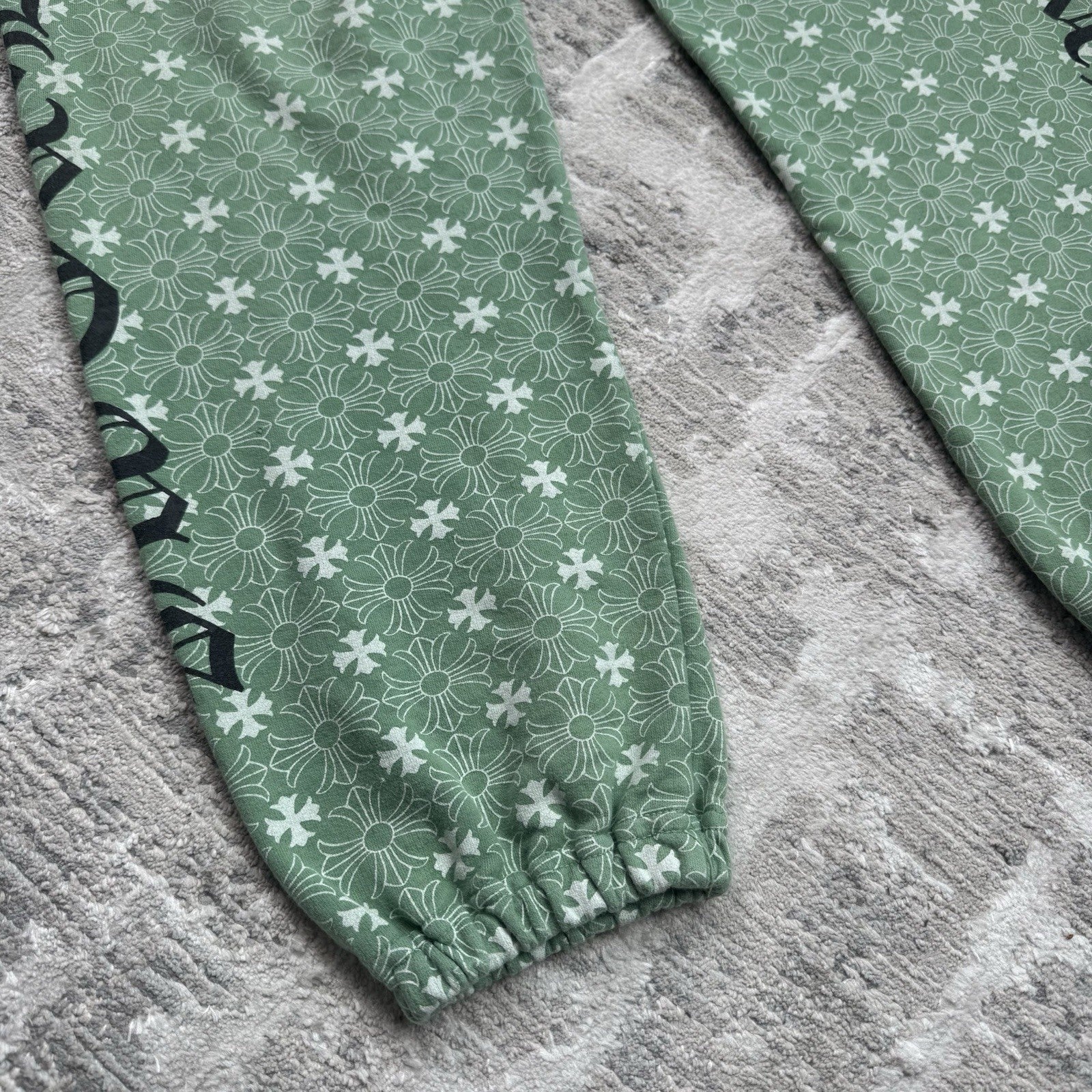 Chrome Hearts Monogram Plus Cross Print Sweatpants 