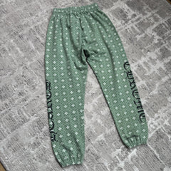 Chrome Hearts Monogram Plus Cross Print Sweatpants 