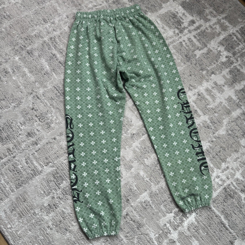 Chrome Hearts Monogram Plus Cross Print Sweatpants 