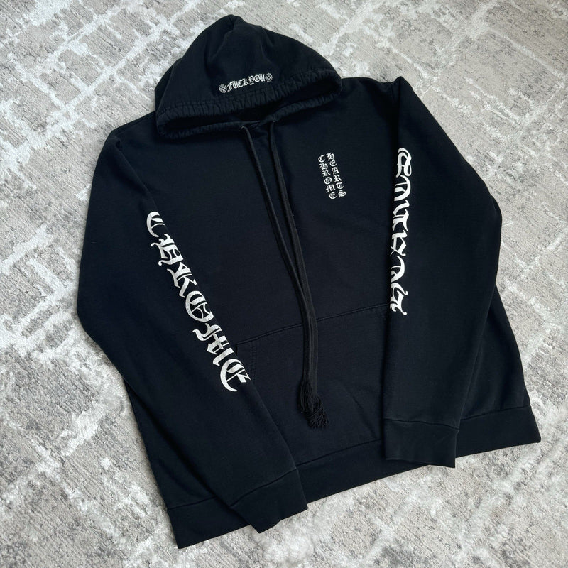 Chrome Hearts Vertical Sleeve Logo Pullover Hoodie 