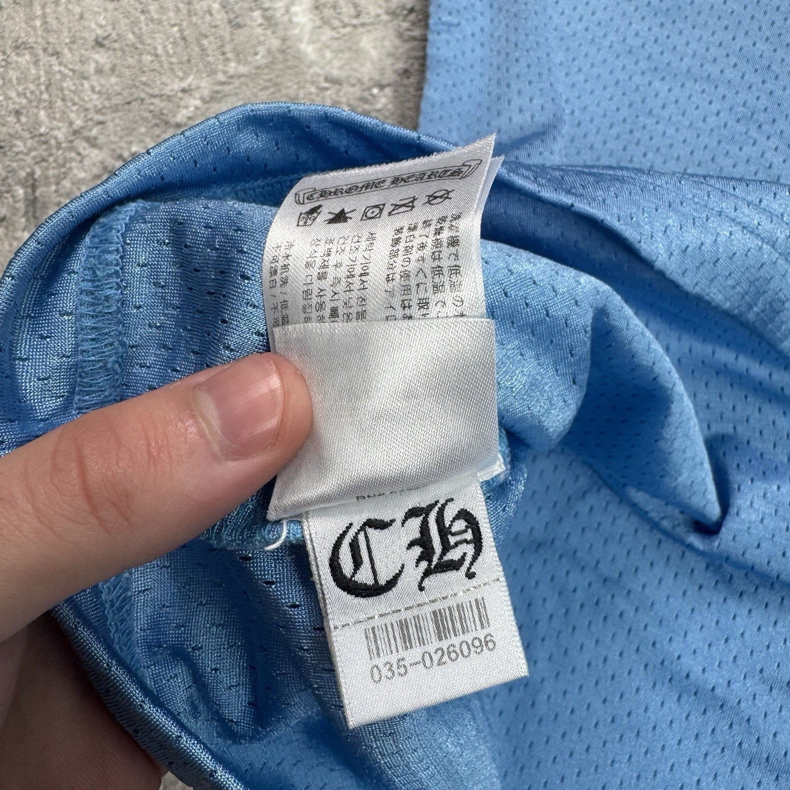 Chrome Hearts Mesh CH Long Sleeve Jersey 