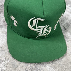 Chrome Hearts Cross Leather Patch Baseball CH Hat