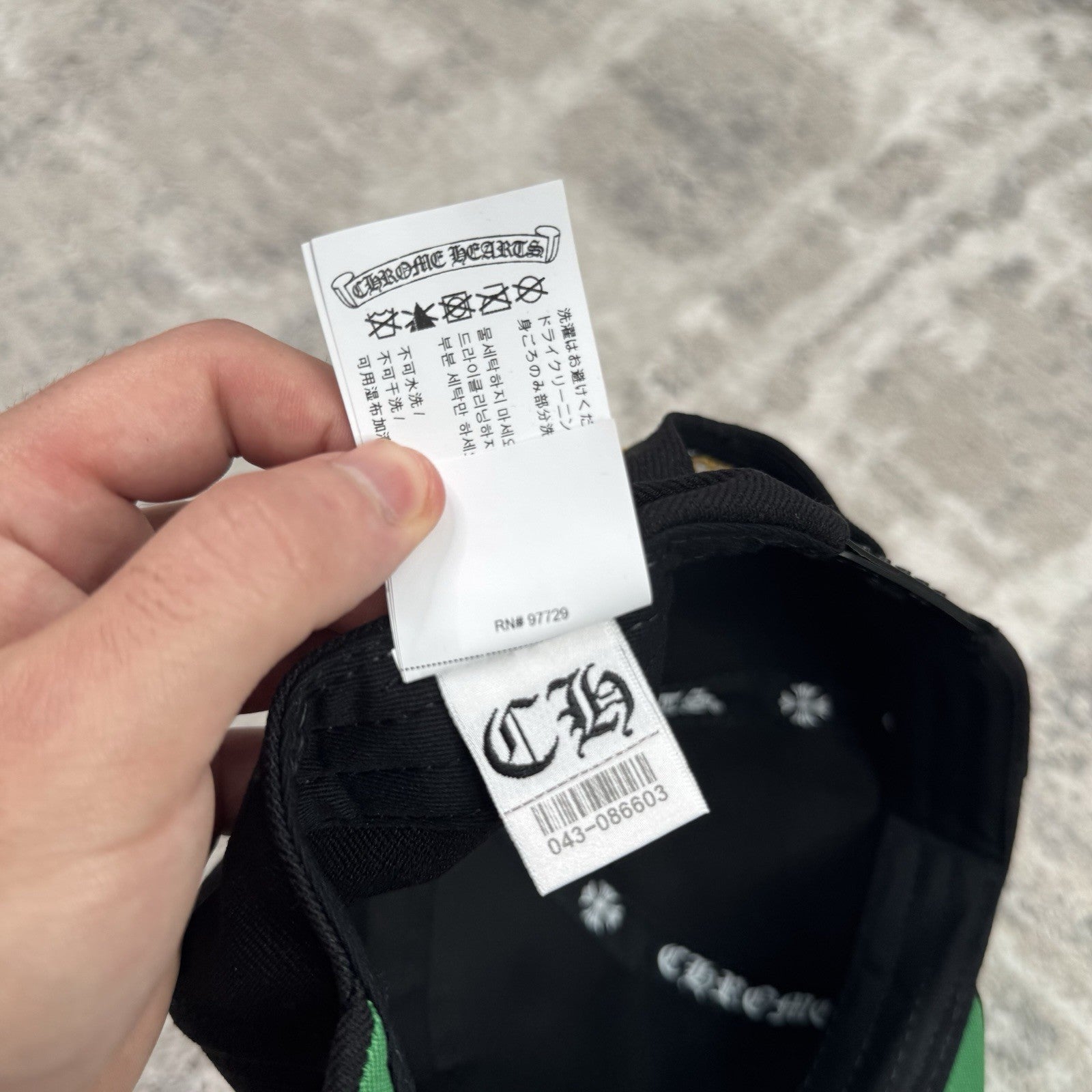 Chrome Hearts Baseball CH Hat ‘black Yellow’ 