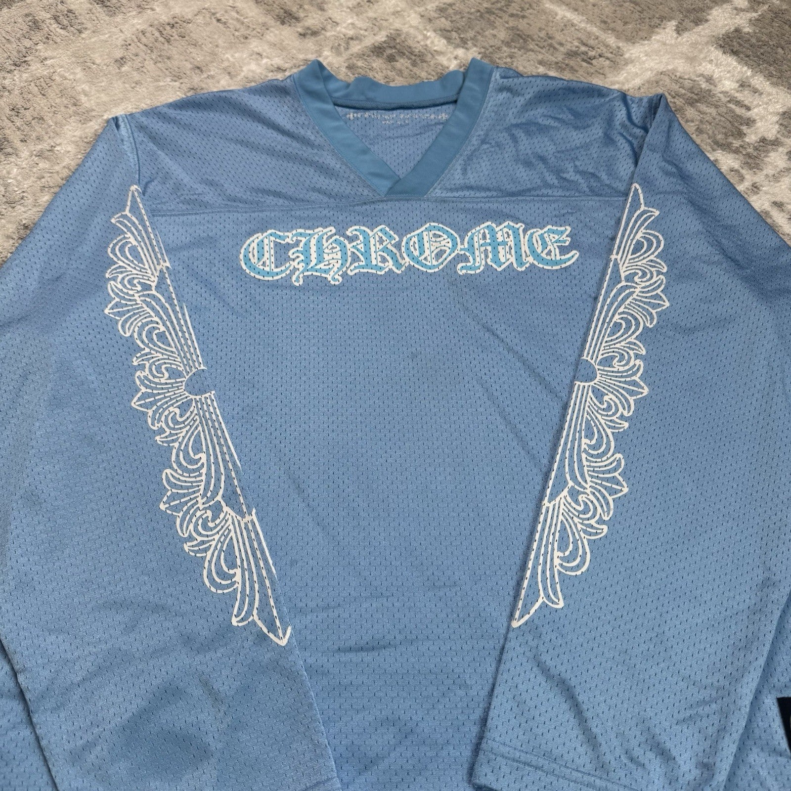Chrome Hearts Mesh CH Long Sleeve Jersey 