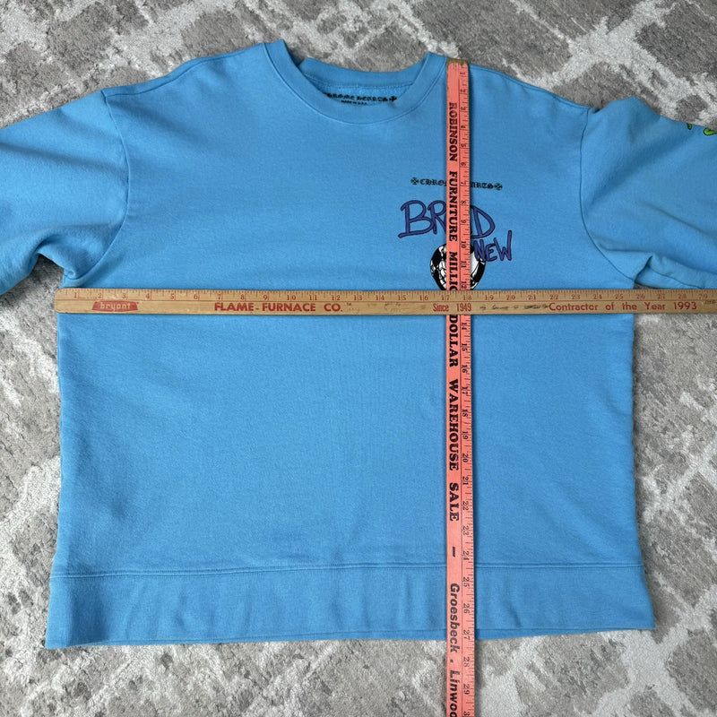 Chrome Hearts Matty Boy Brain New Pullover Crewneck Sweatshirt 