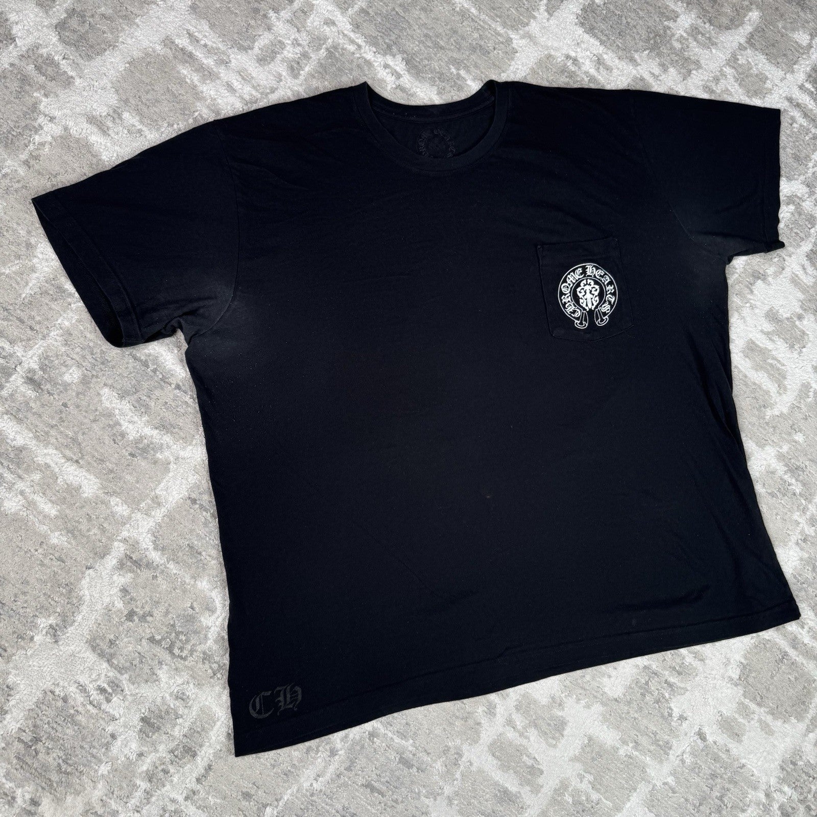 Chrome Hearts USA Dagger Flag Short Sleeve Tee Shirt 