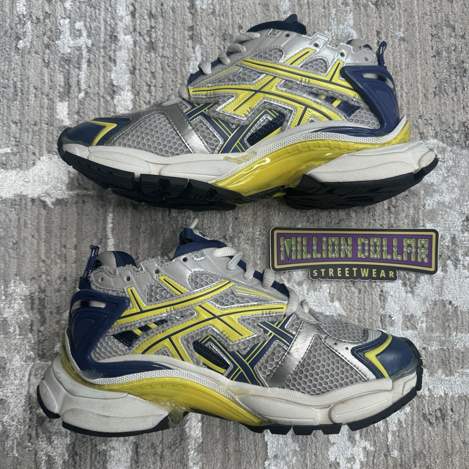 Balenciaga Runner Sneaker ‘blue Yellow’ Sz- 7M/40EU