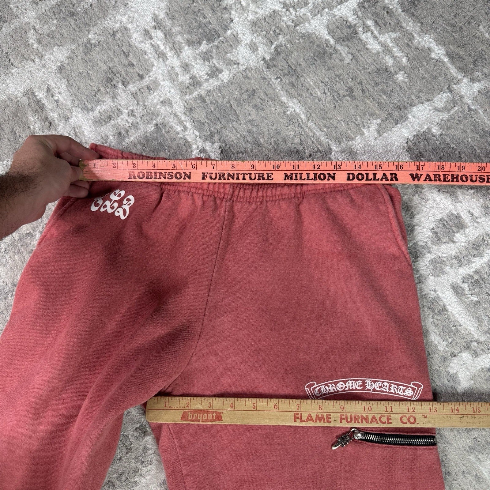 Chrome Hearts Drake CLB Cross Dagger Sweatpants 