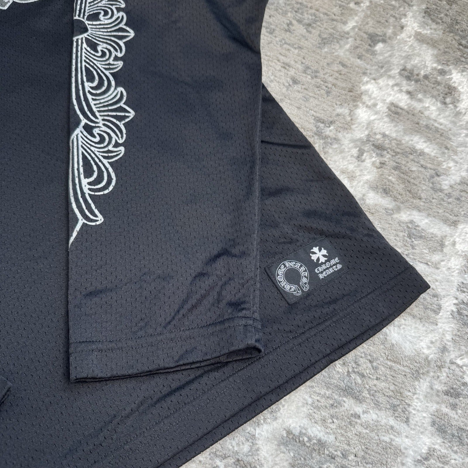 Chrome Hearts Mesh CH Long Sleeve Jersey 