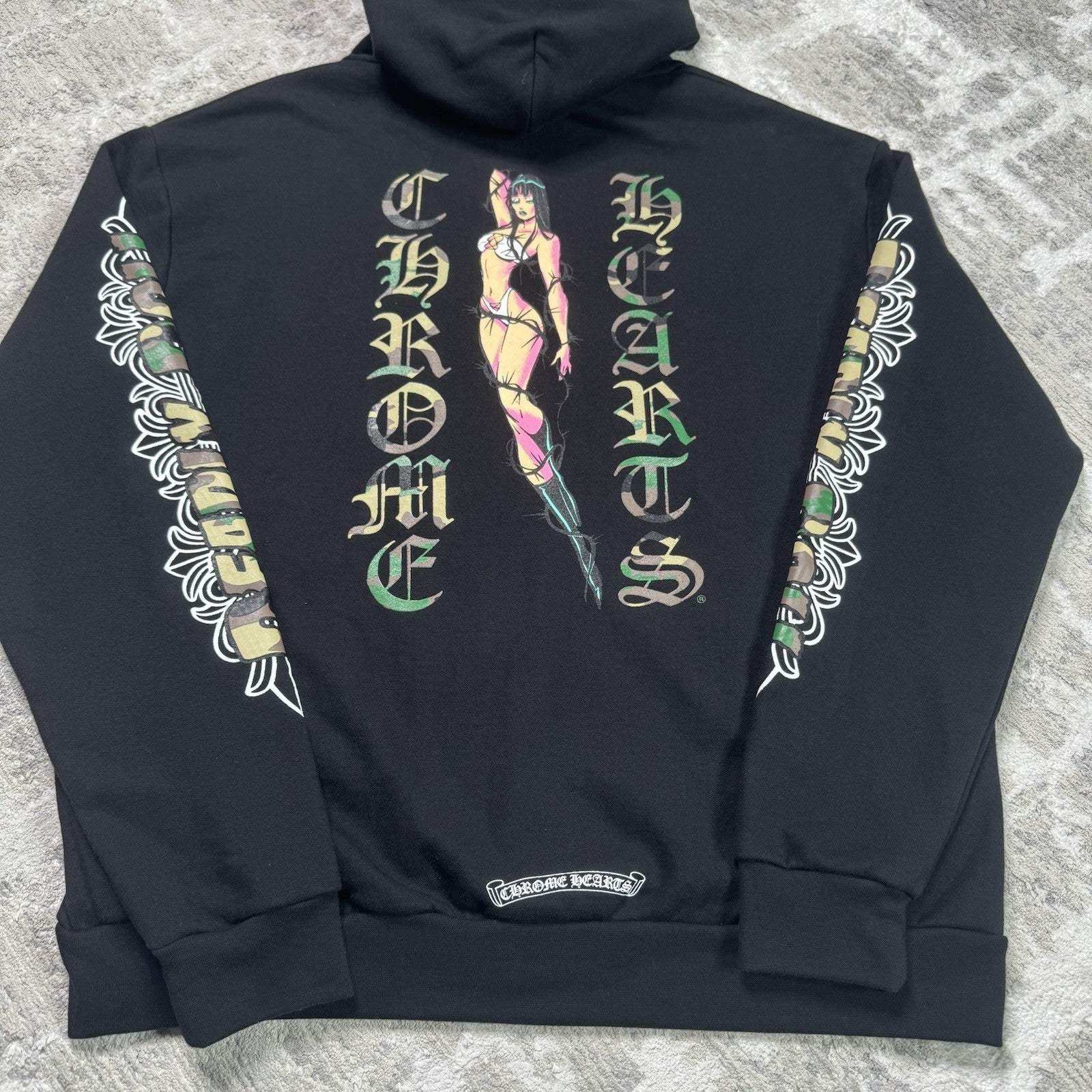 Chrome Hearts Deadly Doll Zip Up Hoodie 