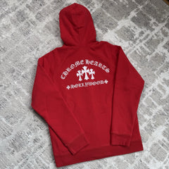 Chrome Hearts King Taco Triple Cross Embroidered Zip Up Hoodie 