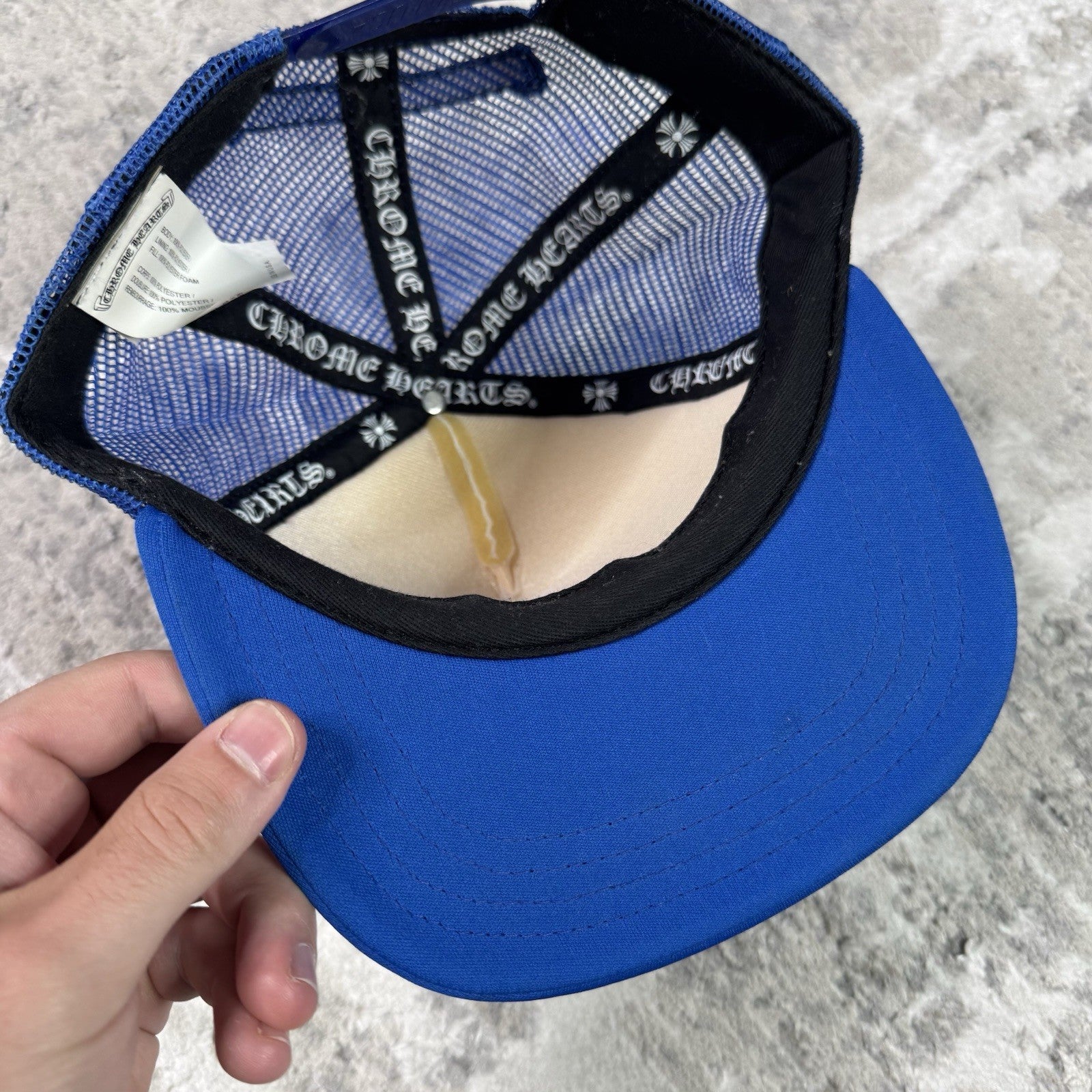 Chrome Hearts Eye Chart Trucker Hat