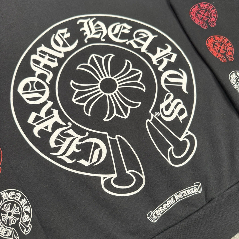 Chrome Hearts Horseshoe Multi-color Zip Up Hoodie 