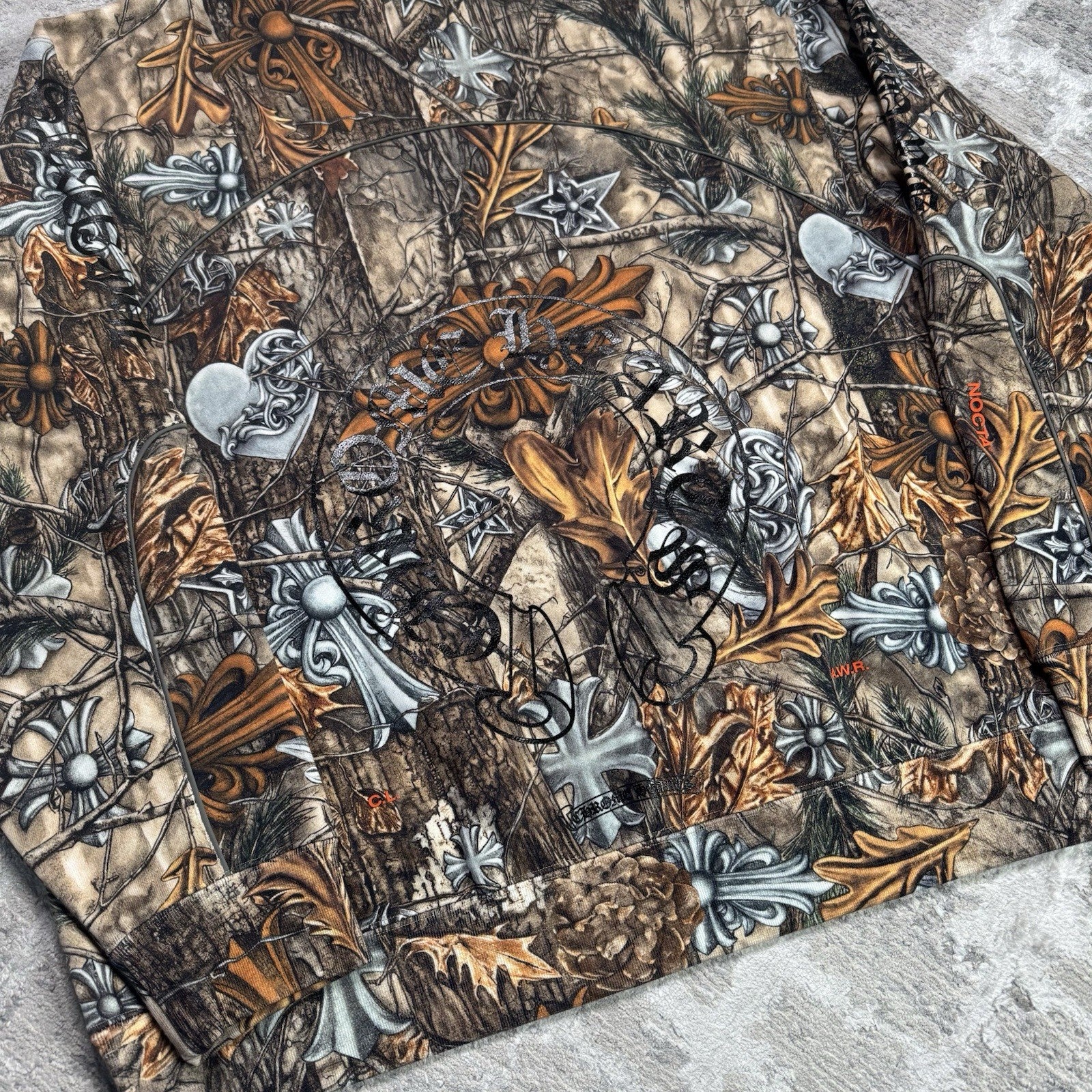 Chrome Hearts Nike Nocta Drake CLB Camo Horseshoe Pullover Hoodie