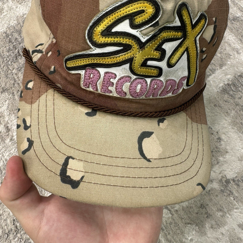Chrome Hearts Sex Records Matty Boy Leather Patch Gunslinger Baseball Hat