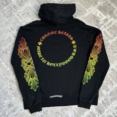 Chrome Hearts Floral Gradient Logo Pullover Hoodie 