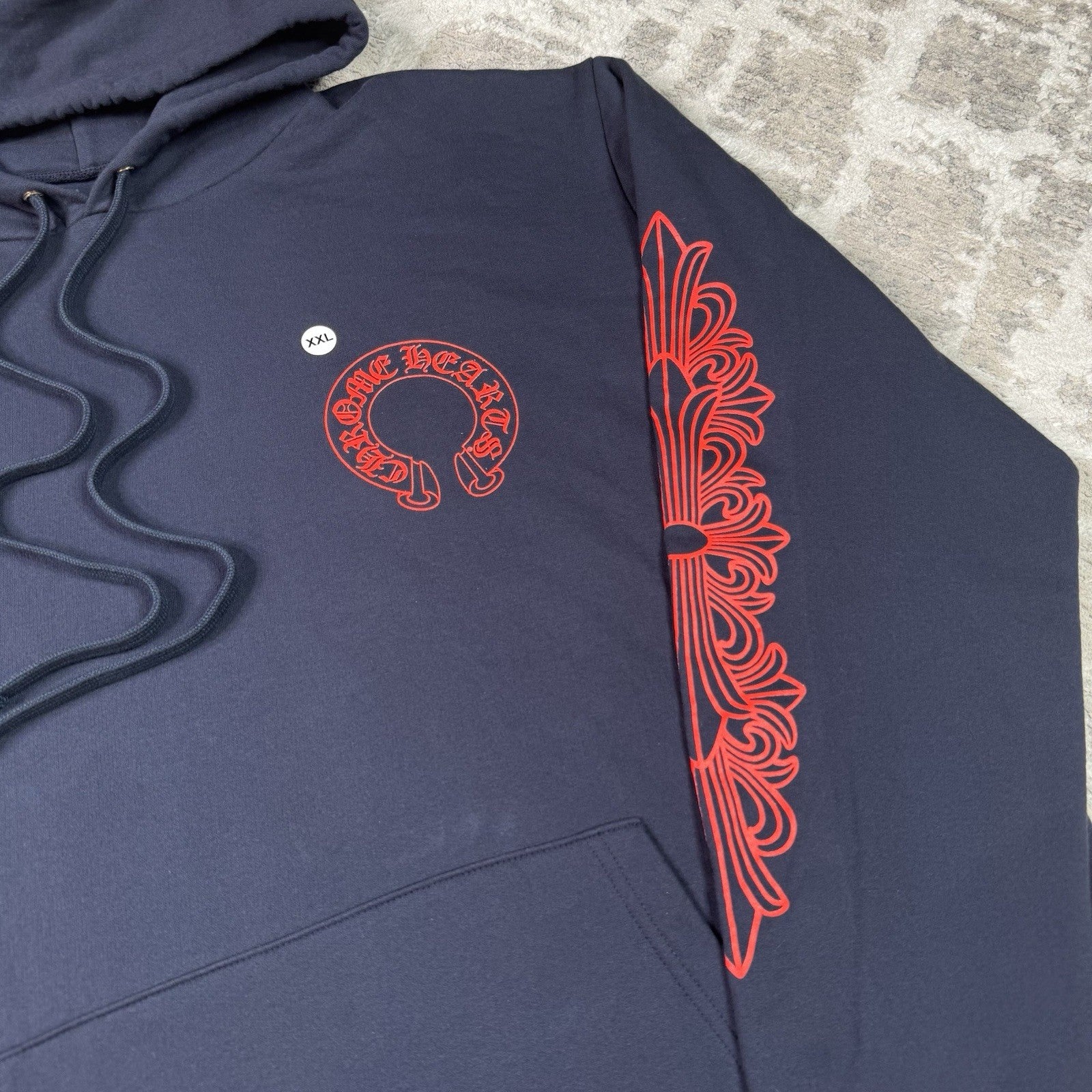 Chrome Hearts Floral Horseshoe Pullover Hoodie 