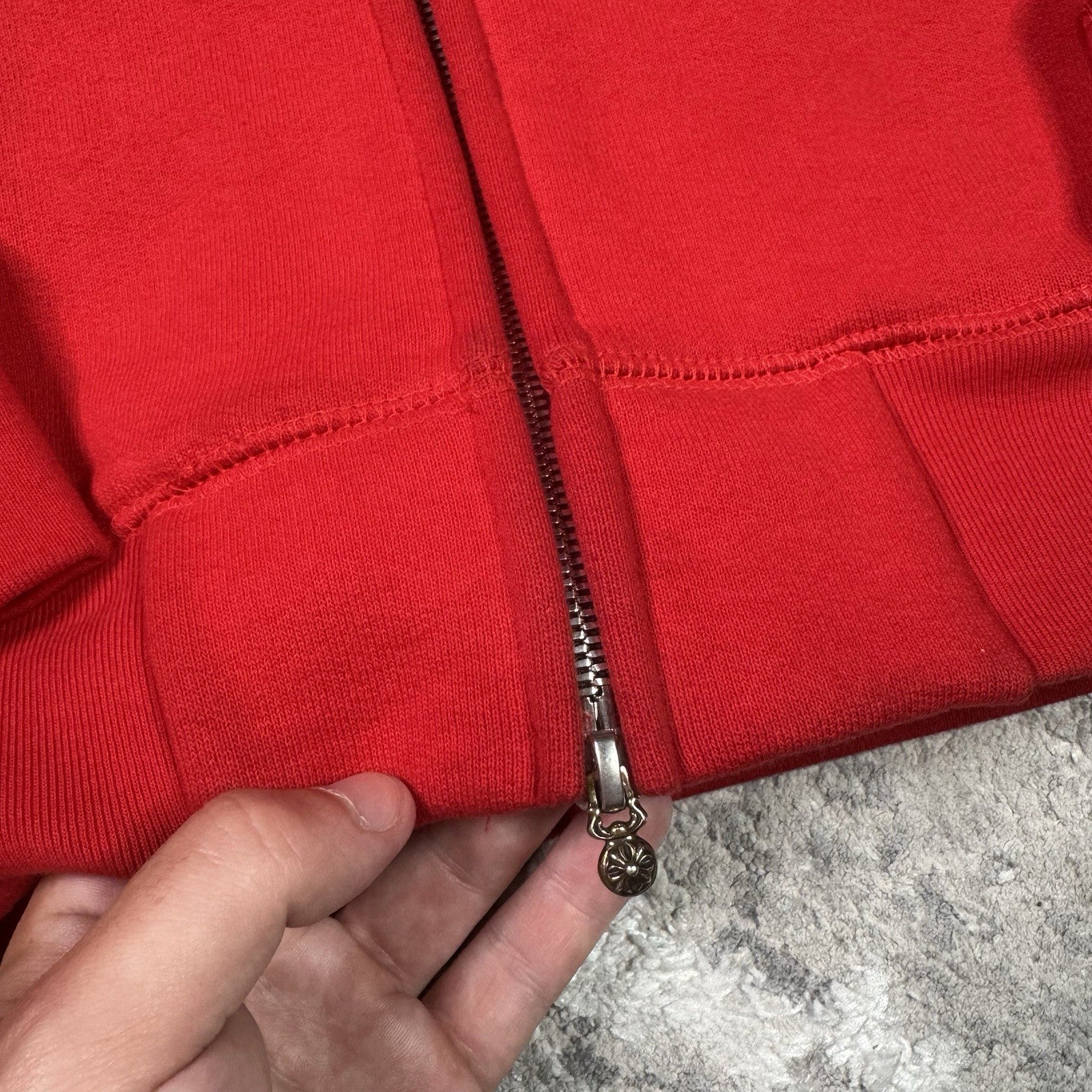 Chrome Hearts King Taco Triple Cross Embroidered Zip Up Hoodie 