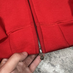 Chrome Hearts King Taco Triple Cross Embroidered Zip Up Hoodie 