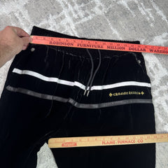 Chrome Hearts Velour Leather Track Pant 