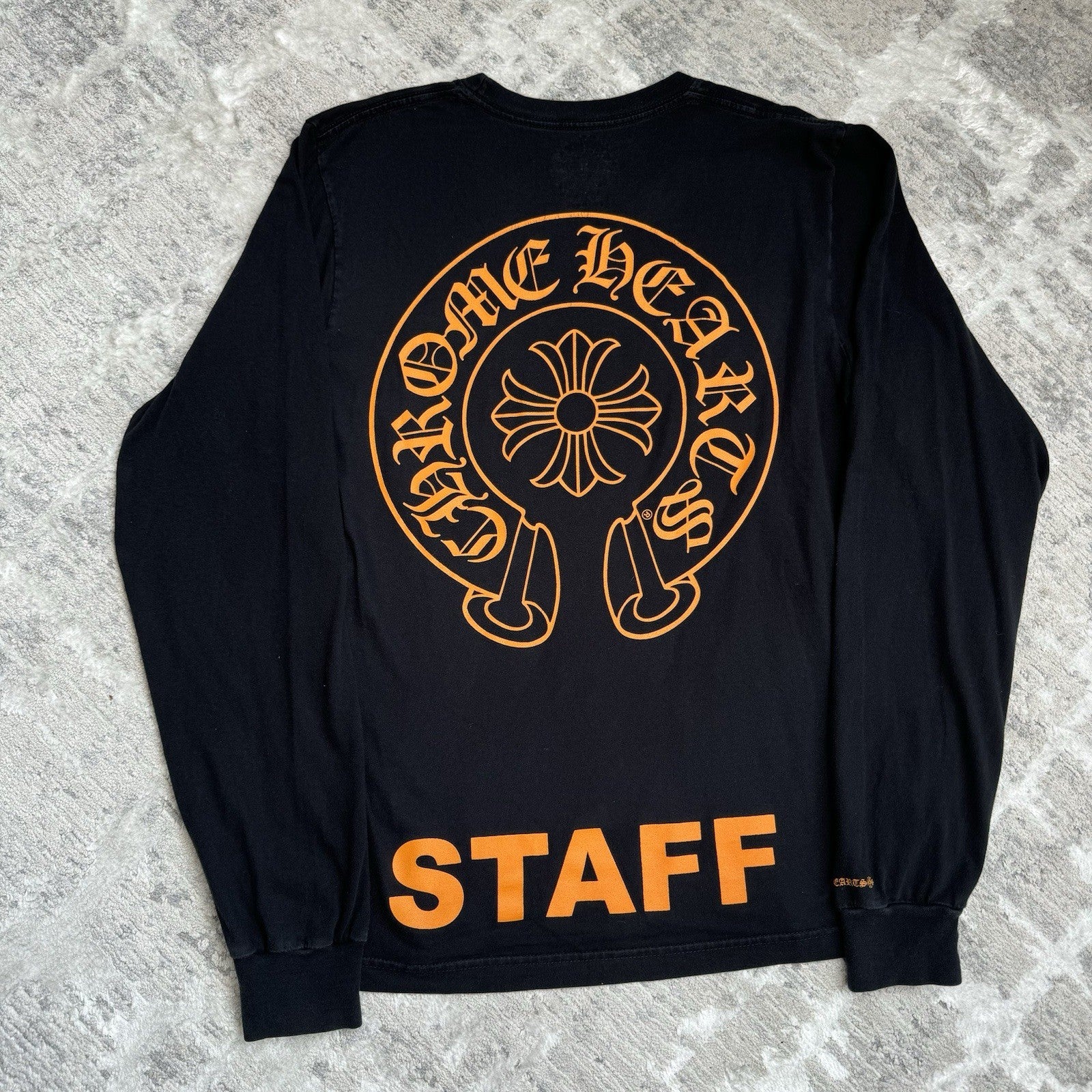 Chrome Hearts Staff Horseshoe Long Sleeve Pocket Tee Shirt 