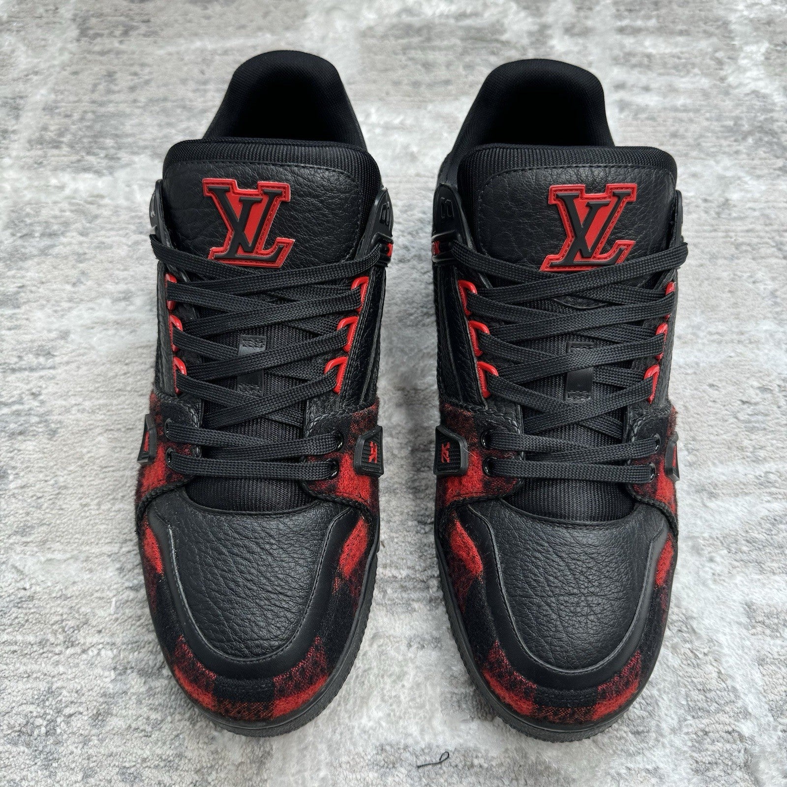 Louis Vuitton Trainer Low ‘red Plaid’ 