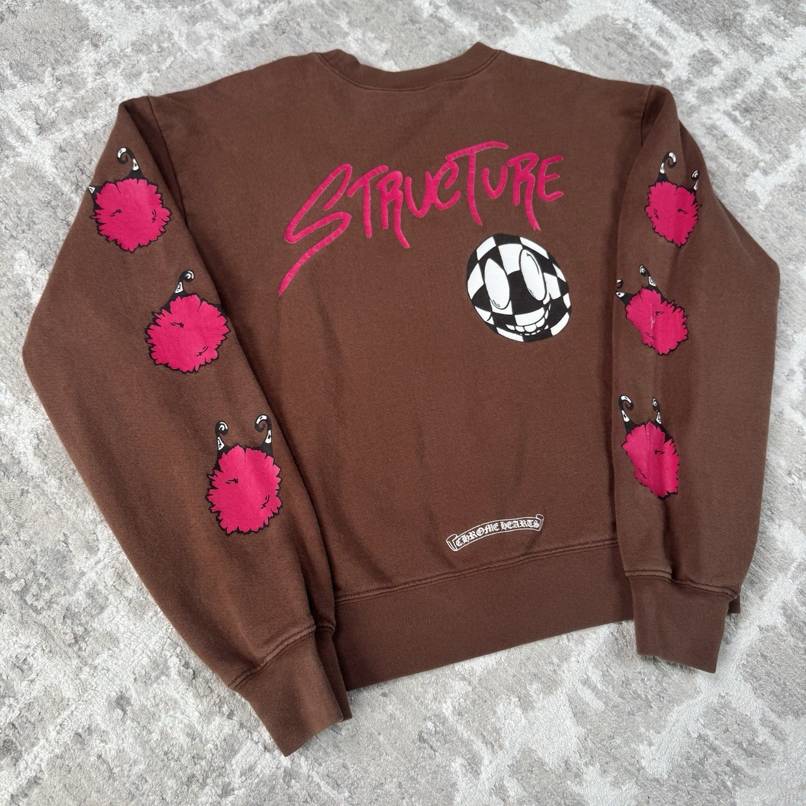 Chrome Hearts Matty Boy Structure Pullover Crewneck Sweatshirt 