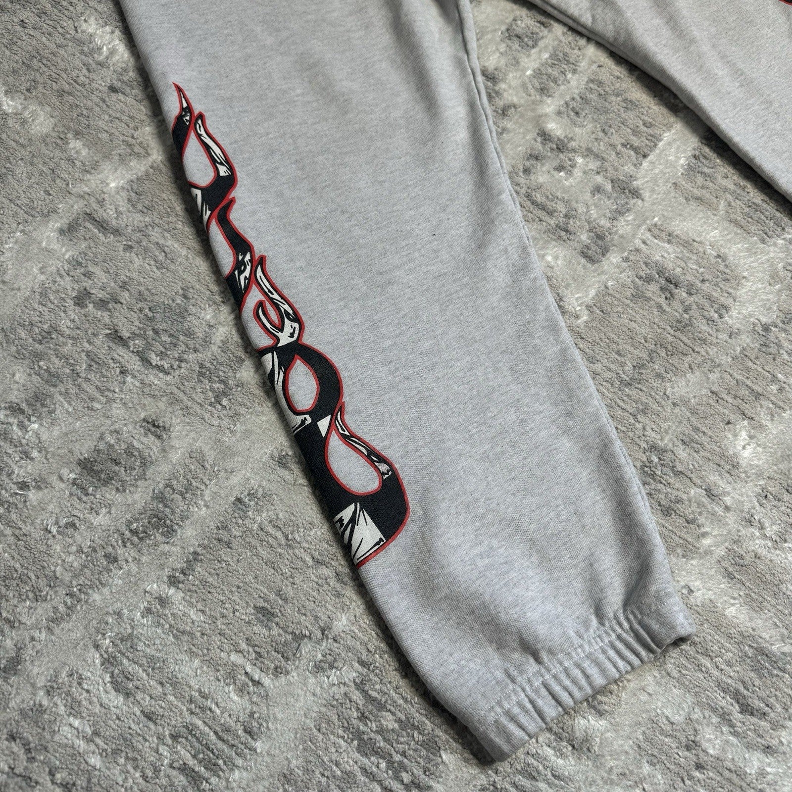 Chrome Hearts Matty Boy Brain Flame Sweatpants 