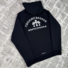 Chrome Hearts Sailin King Taco Triple Cross Embroidered Zip Up Hoodie 