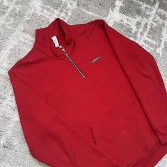 Chrome Hearts King Taco Triple Cross Embroidered Quarter Zip Pullover 