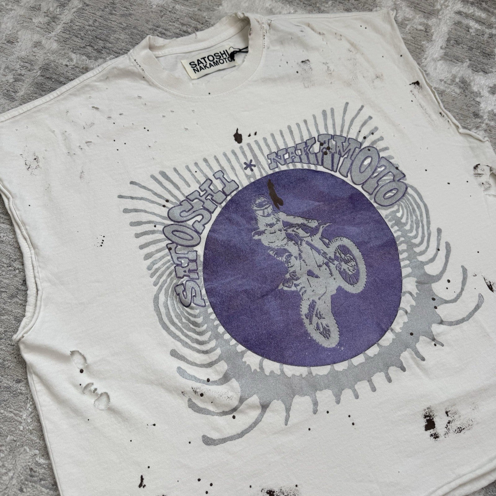 Satoshi Nakamoto Motorsport Cut-off Shirt 