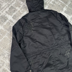 Chrome Hearts Cross Patch Nylon Fishtail Zip Up Parka Jacket 