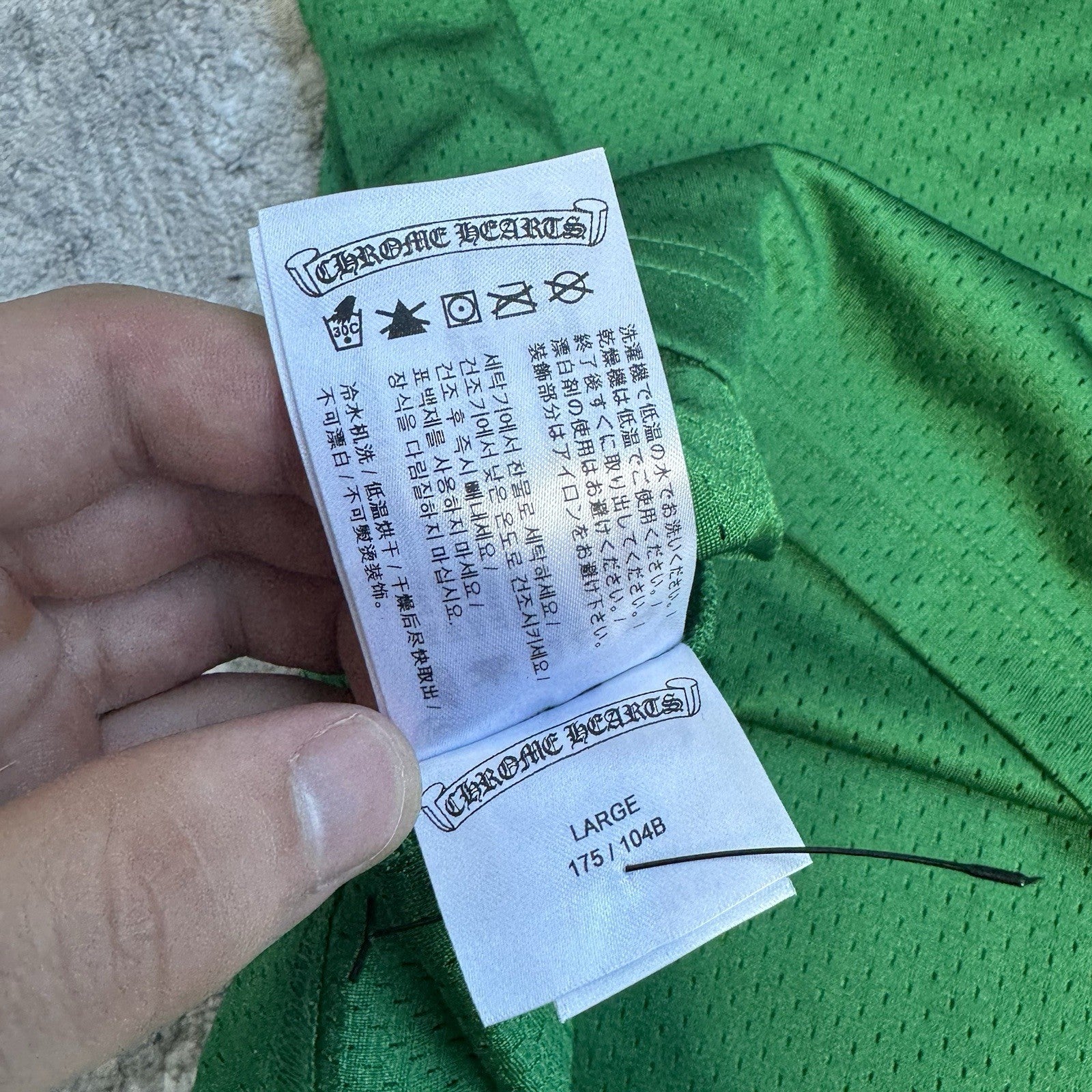 Chrome Hearts Mesh CH Short Sleeve Jersey 