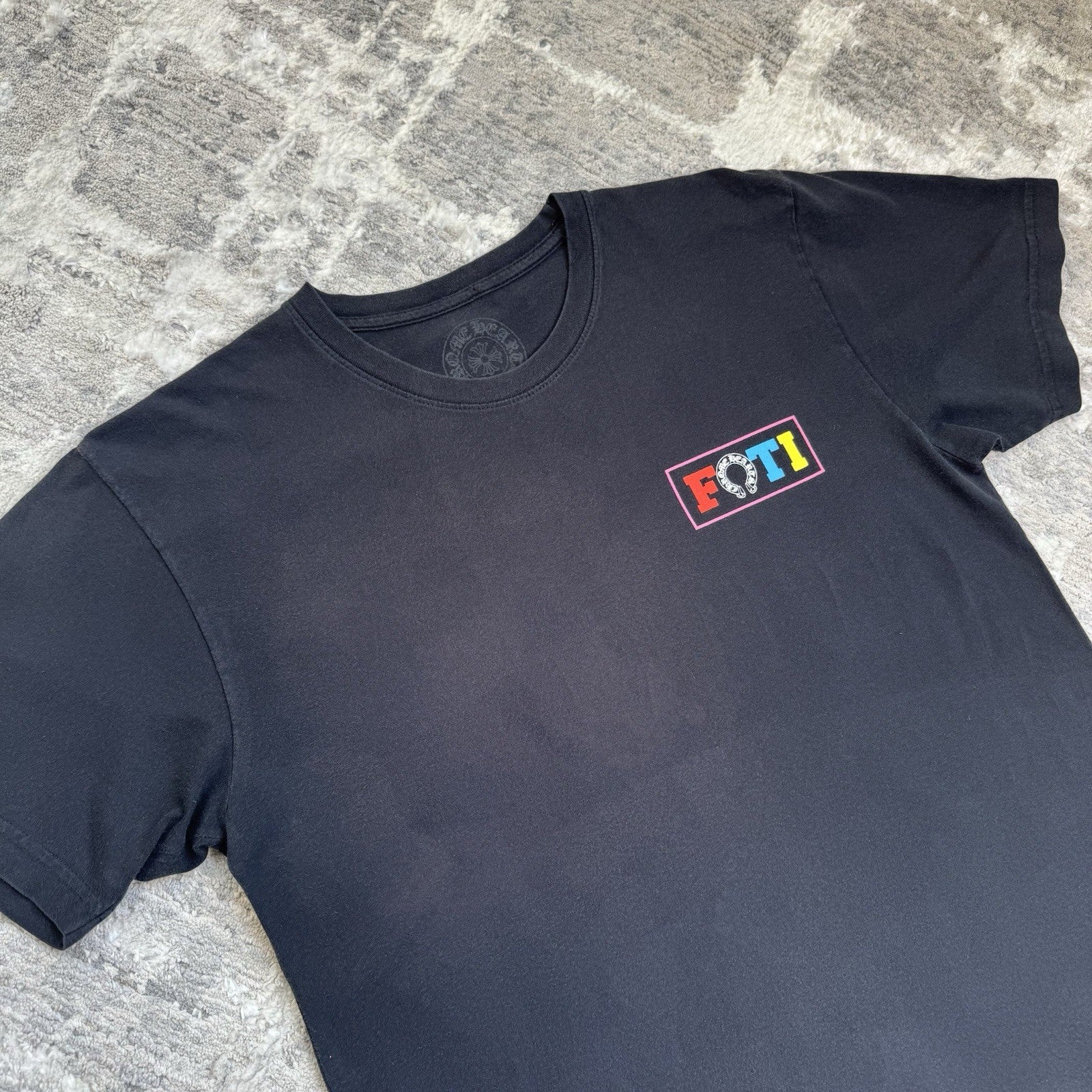 Chrome Hearts Foti Multi Logo Short Sleeve Tee Shirt 