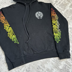 Chrome Hearts Floral Gradient Logo Pullover Hoodie 