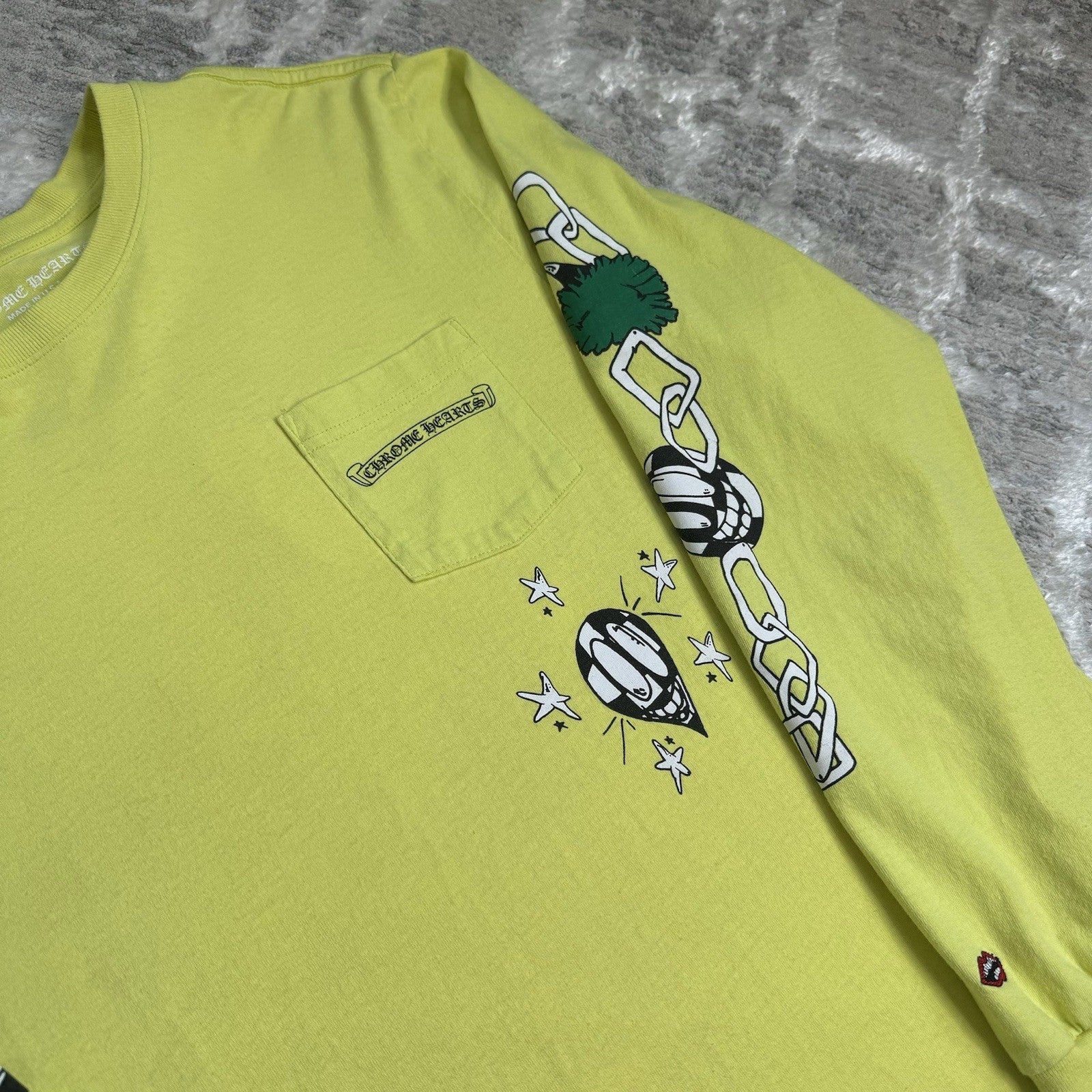 Chrome Hearts Matty Boy Link Long Sleeve Pocket Tee Shirt 
