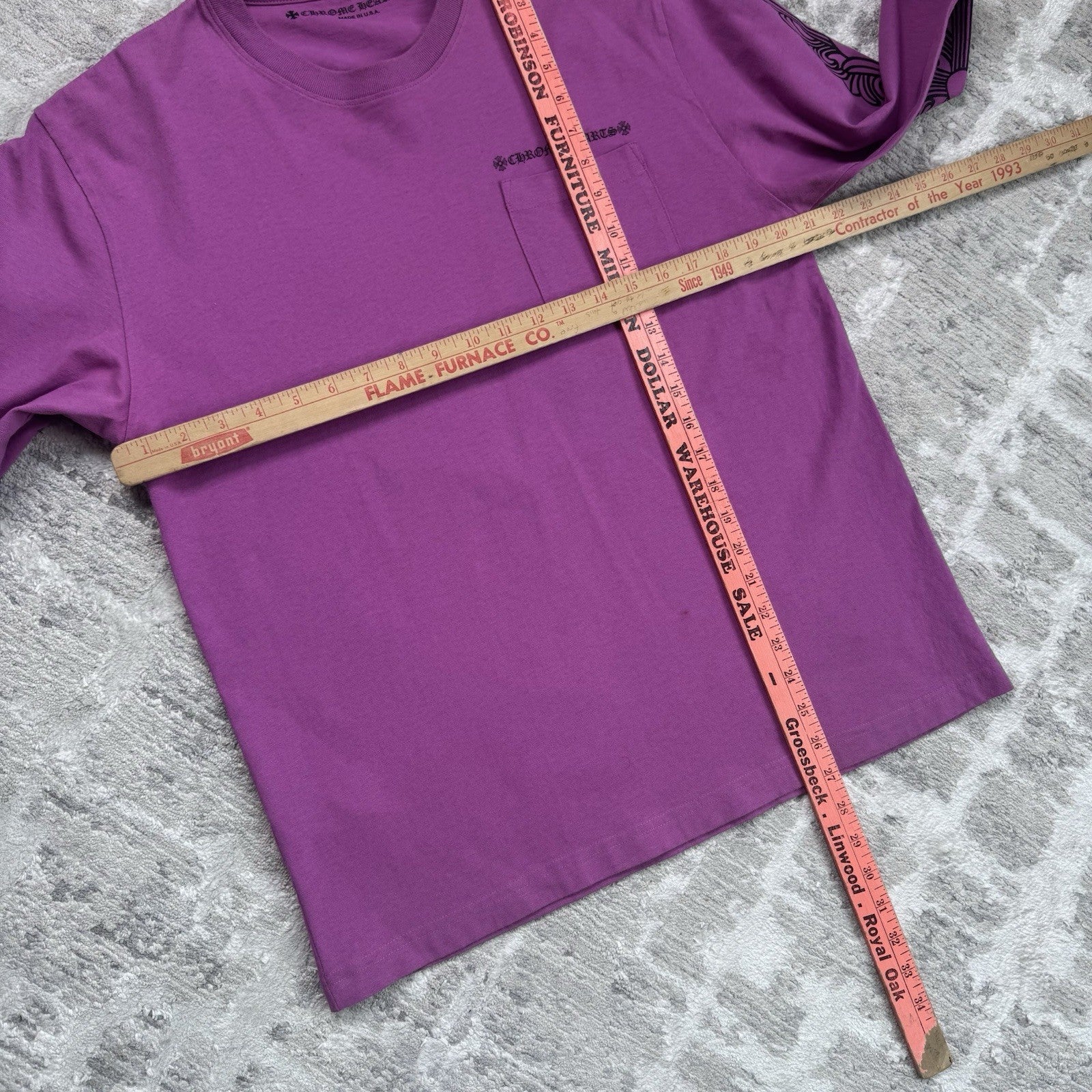 Chrome Hearts Matty Boy Spiderweb Long Sleeve Tee Shirt 